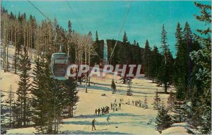 Modern Postcard New Mexico on Highway skiing at Sierra Blanca in Ruidoso