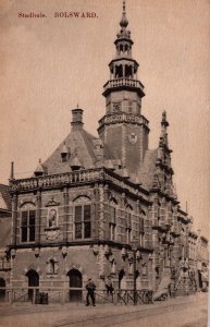Netherlands Stadhuis Bolsward Vintage Postcard 09.90