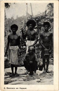 PC ETHNIC TYPES KAPAUER BEWONERS PAPUA NED. NW. GUINEA (a33266)