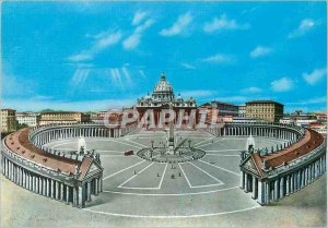 Postcard Modern Citta del Vaticano Cite Vatican Basilica and Bernini colonnade
