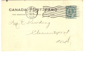 Canada Postal Stationery, Edward, Chronicle Newspaper Halifax, Used 1909