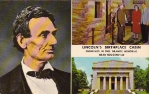 President Abraham Lincoln & His Birthplace Cabin and Memorial Hodgenville Ken...