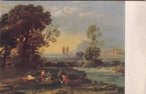 Germany Dresden Landschaft Mit Der Flucht Nach Agypten bei Claude Lorain