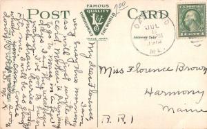 Waterville Maine Colby College Willows Antique Postcard K65945