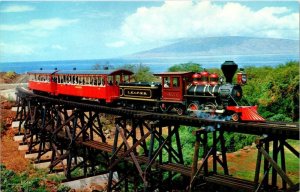 HI, Hawaii SUGAR CANE TRAIN~Tours  Lahaina-Kaanapali & Pacific Railroad Postcard