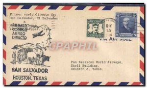 Letter San Salvador flights Houston 1 December 15, 1946