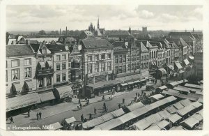 Postcard Netherlands s'Hertogenbosch Markt aerial view