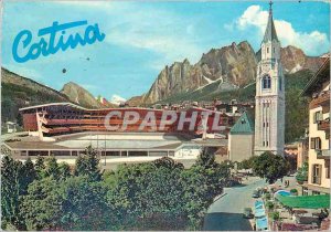 'Modern Postcard Cortina d''Ampezzo 1224 m Olympic ice stadium'