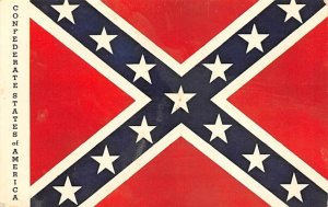 Confederate states of America Confederate battle flag, USA Civil War Unused 