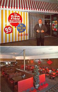 Orlando FL Red Balloon Restaurant All You Can Eat 99¢ Postcard