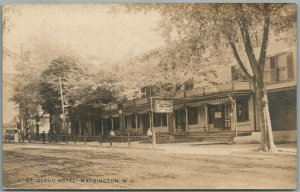 WASHINGTON NJ ST. CLOUD HOTEL ANTIQUE REAL PHOTO POSTCARD RPPC