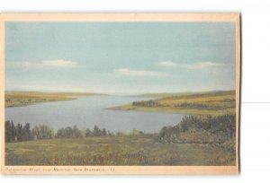 Moncton New Brunswick Canada Postcard 1930-1950 Petitcodiac River