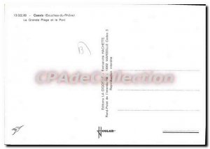 Modern Postcard Cassis and La Grande Plage Port