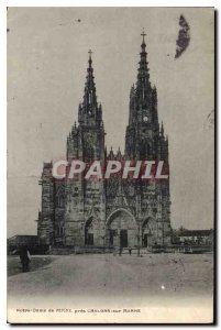 Old Postcard Our Lady of the Thorn near Chalons sur Marne