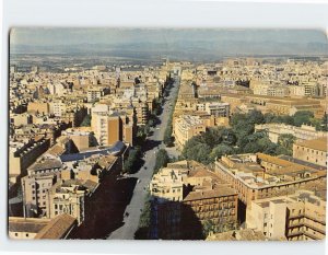 Postcard Princess Street from the Building España, Madrid, Spain