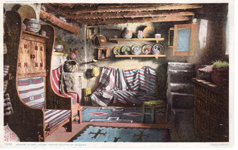 A Room in Hopi House, Grand Canyon of Arizona