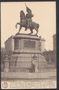 Belgium Postcard - Bruxelles - Statue De Godefroid De Bouillen  RS910