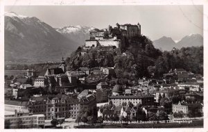 Nonnberg mit Lattengebirge Hohensalzburg Austria Unused 