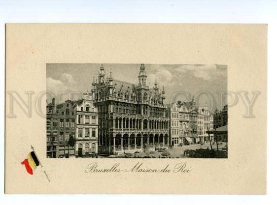 132978 BELGIUM BRUXELLES Maison du Roi Vintage postcard