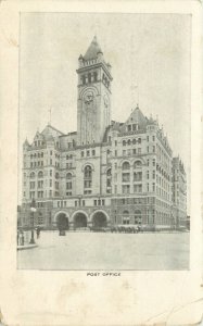 1910 Washington DC Old Post Office, Later a Trump Property Now a Hilton Postcard