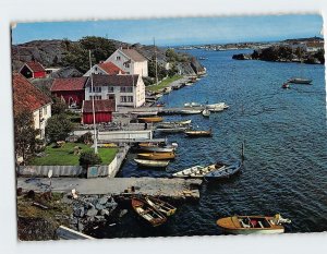 Postcard General View of Brekkestø Norway
