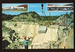 Barre, Vermont/VT Postcard, Rock Of Ages Granite Quarry