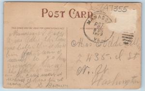 Postcard VA Manassas 1909 View Eastern College Closed in 1920 M14