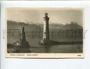 3173851 GERMANY LINDAU LIGHTHOUSE Vintage photo RPPC