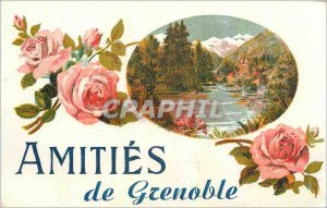 Old Postcard Amities Grenoble