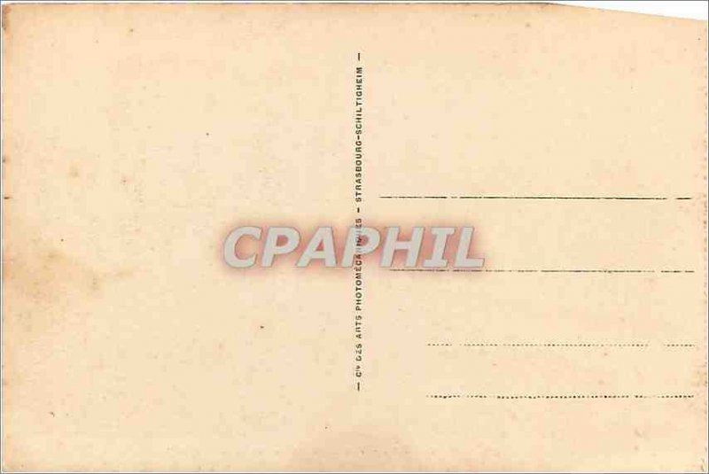 Old Postcard Verdun and Place Chevert Panoramic view