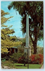 LAKE CITY, Florida FL ~ Olustee Park CONFEDERATE MONUMENT c1960s  Postcard