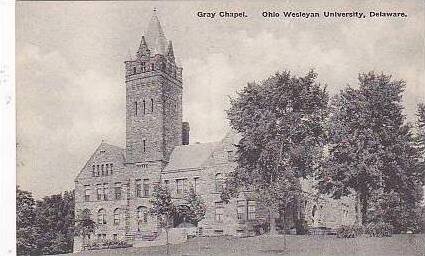 Ohio Delaware Gray Chapel Ohio Wesleyan University Albertype