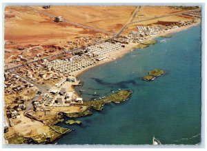 c1960's General View of the Beaches at Jnah Modern Beirut Lebanon Postcard