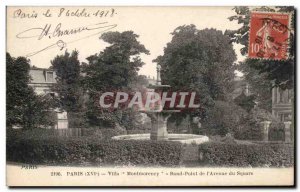 Old Postcard Paris Villa Montmorency Rond Point of I & # 39Avenue Square