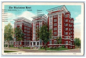 1934 The Blackstone Hotel Omaha Nebraska NE Vintage Posted Postcard