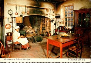 Virginia Williamsburg Governor's Palace The Kitchen 1979