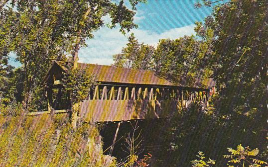 Bloods Brook Covered Bridge Meriden New Hampshire