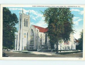 W-Border CHURCH SCENE Springfield Illinois IL p4905
