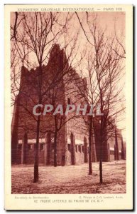Old Postcard International Colonial Exposition Paris 1931 Side Facade of the ...