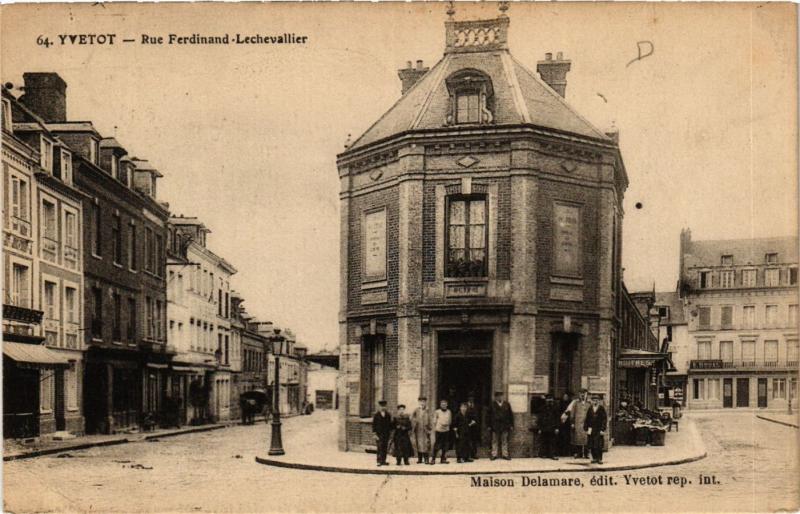 CPA YVETOT-Rue Ferdinand-Lechevallier (349258)