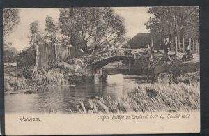 Essex Postcard - Waltham - Oldest Bridge in England, Built By Harold   T5150