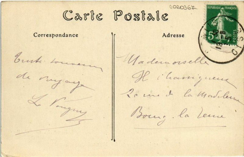 CPA Senlis- apres le passage des Allemands, La Gare FRANCE (1020367)