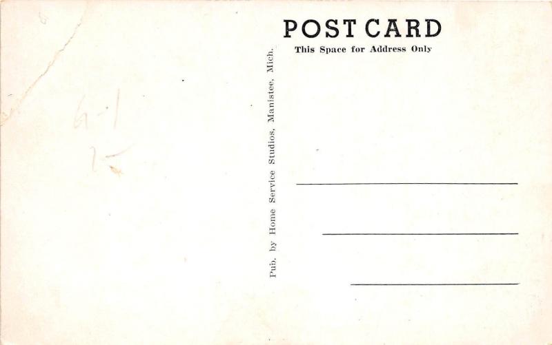 C21/ Engadine Michigan Mi Postcard c1940s Church's Resort U.S. 2