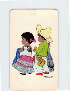 Postcard Mexican Native Types, Mexico