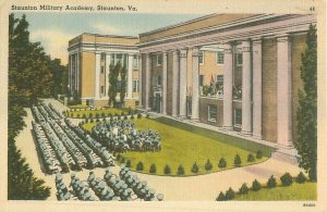 Staunton, Virginia Military Academy & Cadets, Bear Book Co Logo Linen Unused