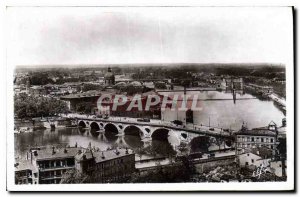 Postcard Old Ocean Pyrenees Toulouse general view on the Garonne