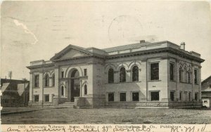 UDB Postcard; Carnegie Library, Boise ID Posted 1906