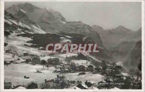 Postcard Modern und Jungfrau Wengen