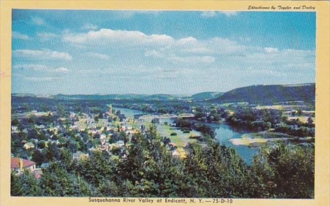 New York Endicott Susquehanna River Valley Dexter Press 1954