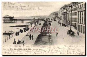 UK Postcard Old St Leonards on sea Looking West